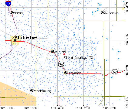 Floyd County, TX map