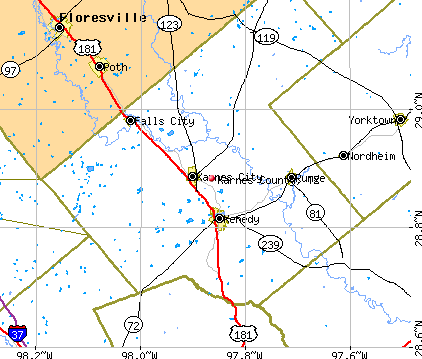Karnes County, TX map