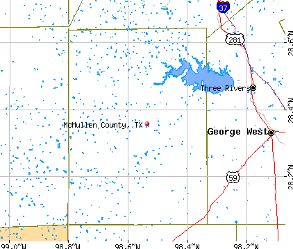 McMullen County, TX map