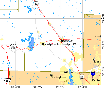 Wise County, TX map