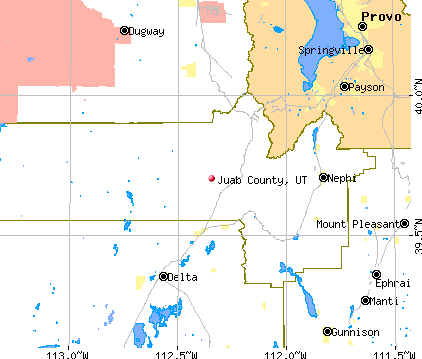 Juab County, UT map