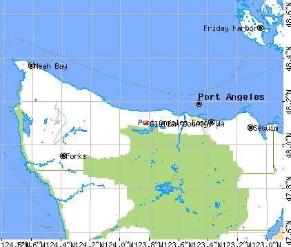 Clallam County, WA map