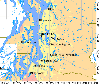 King County, WA map