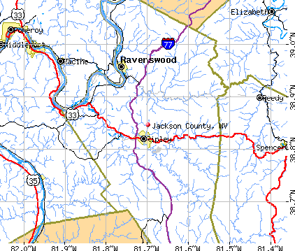 Jackson County, WV map