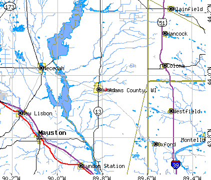 Adams County, WI map