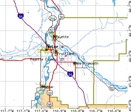 Payette County, ID map