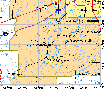 Morgan County, IN map