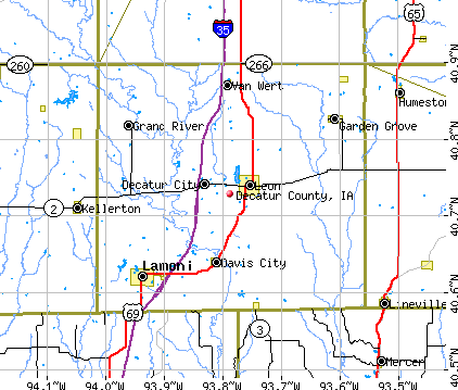 Decatur County, IA map