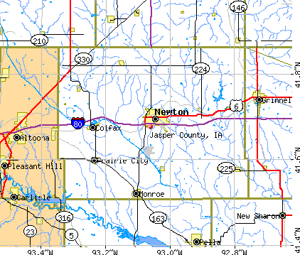 Jasper County, IA map