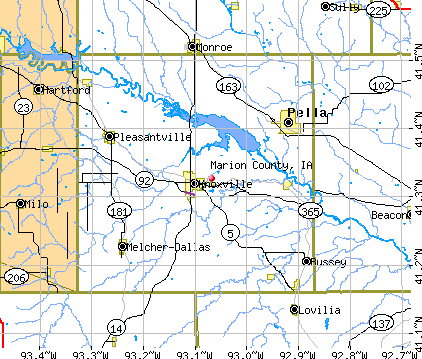 Marion County, IA map
