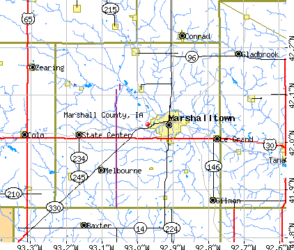 Marshall County, IA map
