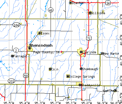 Page County, IA map