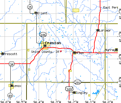 Union County, IA map