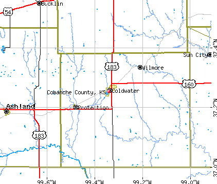 Comanche County, KS map