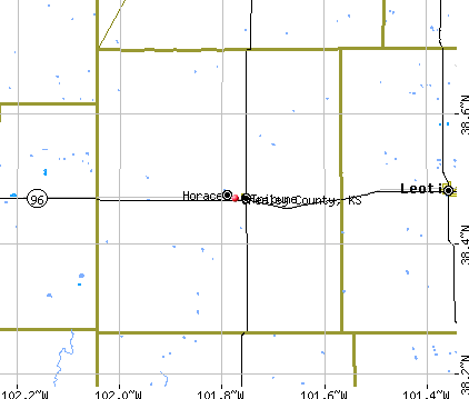 Greeley County, KS map