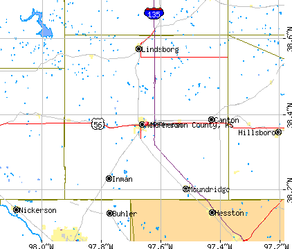 McPherson County, KS map