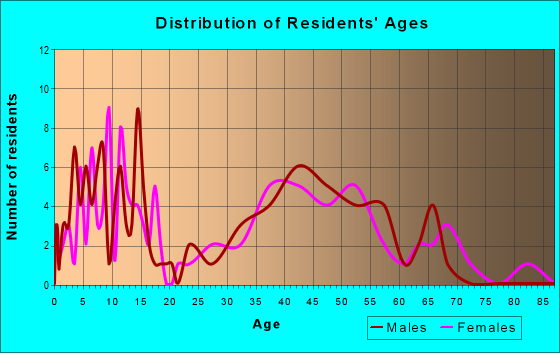 Age and Sex of Residents in zip code 03770