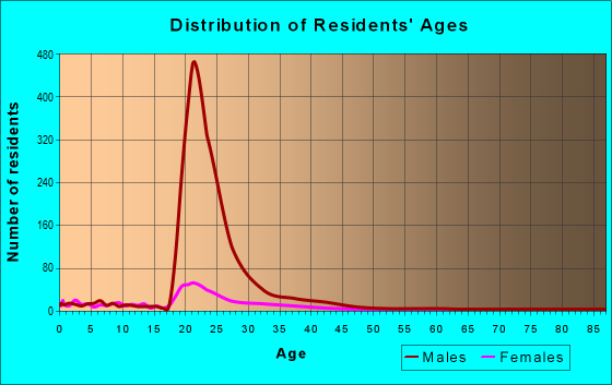 Age and Sex of Residents in zip code 13602