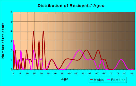 Age and Sex of Residents in zip code 17945