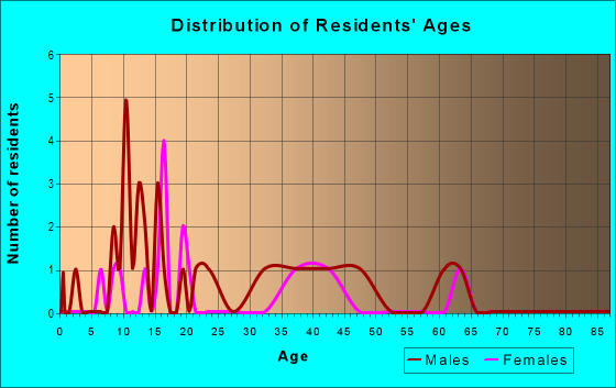 Age and Sex of Residents in zip code 19113