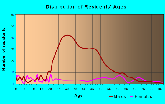 Age and Sex of Residents in zip code 24635