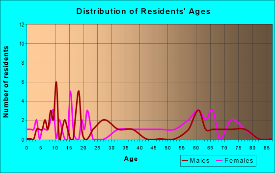 Age and Sex of Residents in zip code 29046