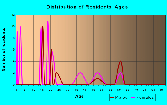 Age and Sex of Residents in zip code 29430