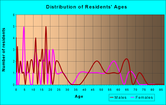 Age and Sex of Residents in zip code 33847