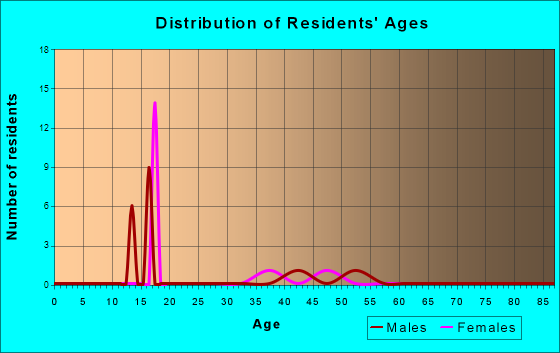 Age and Sex of Residents in zip code 46513