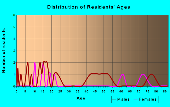 Age and Sex of Residents in zip code 88113