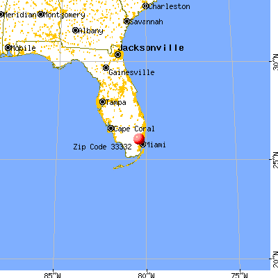 Weston, FL (33332) map from a distance
