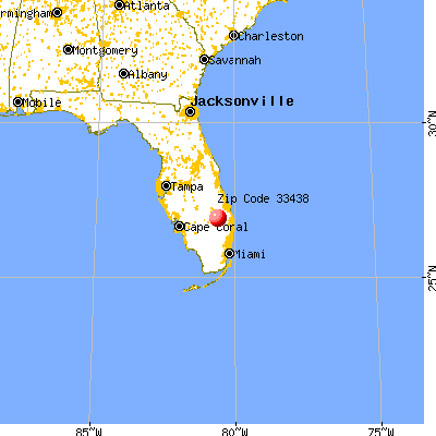 Canal Point, FL (33438) map from a distance