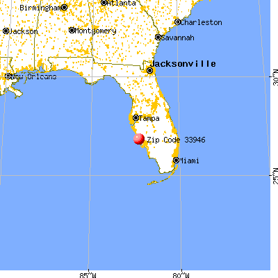 Rotonda, FL (33946) map from a distance