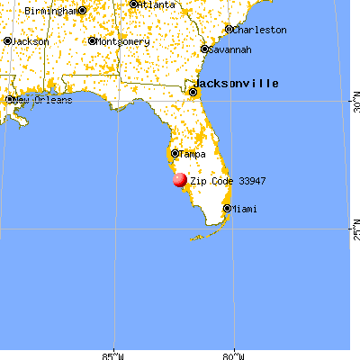 Rotonda, FL (33947) map from a distance