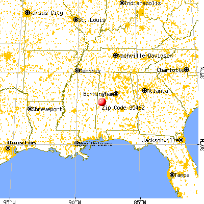 Eutaw, AL (35462) map from a distance
