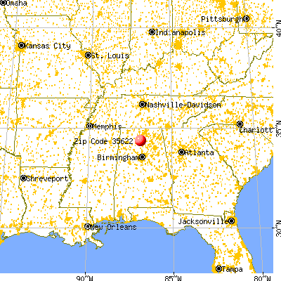Falkville, AL (35622) map from a distance