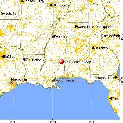 Enterprise, MS (39330) map from a distance