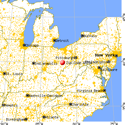 43734 map from a distance