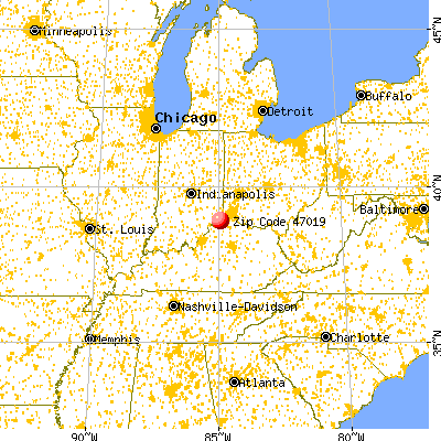 47019 map from a distance