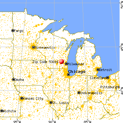 Clyman, WI (53016) map from a distance