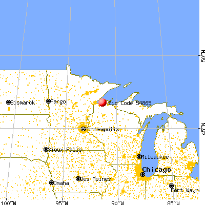 54865 map from a distance