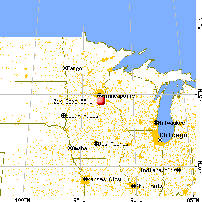 55010 map from a distance