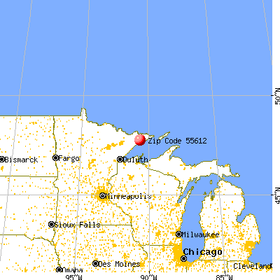 55612 map from a distance