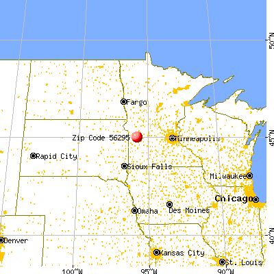 Watson, MN (56295) map from a distance