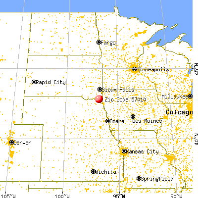 57010 map from a distance