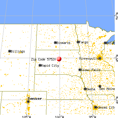 Agar, SD (57520) map from a distance