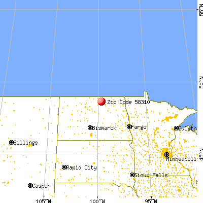 58310 map from a distance