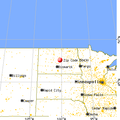 58430 map from a distance