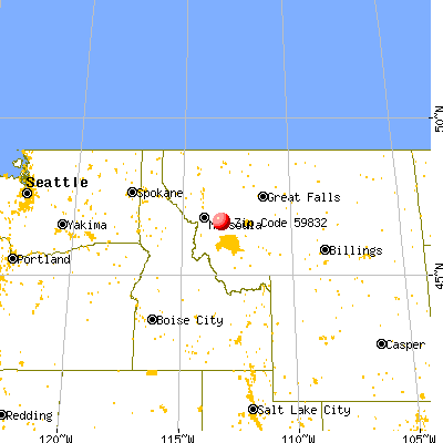 Drummond montana map
