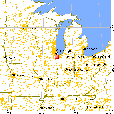 Beecher, IL (60401) map from a distance